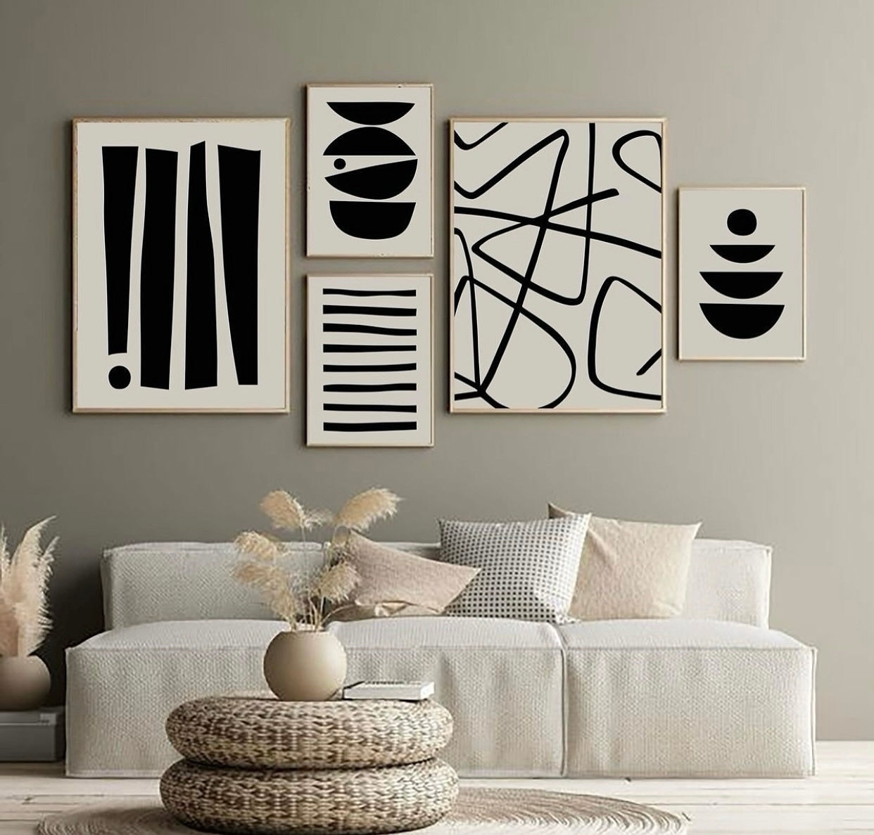 5 Piece frames