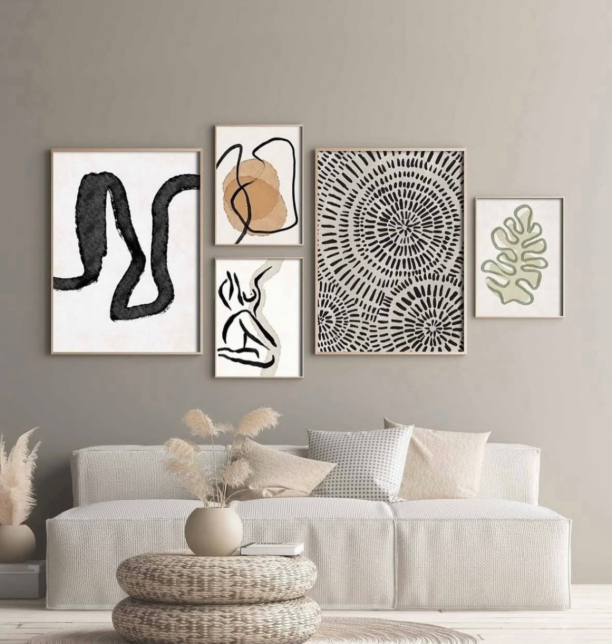 5 Piece frames