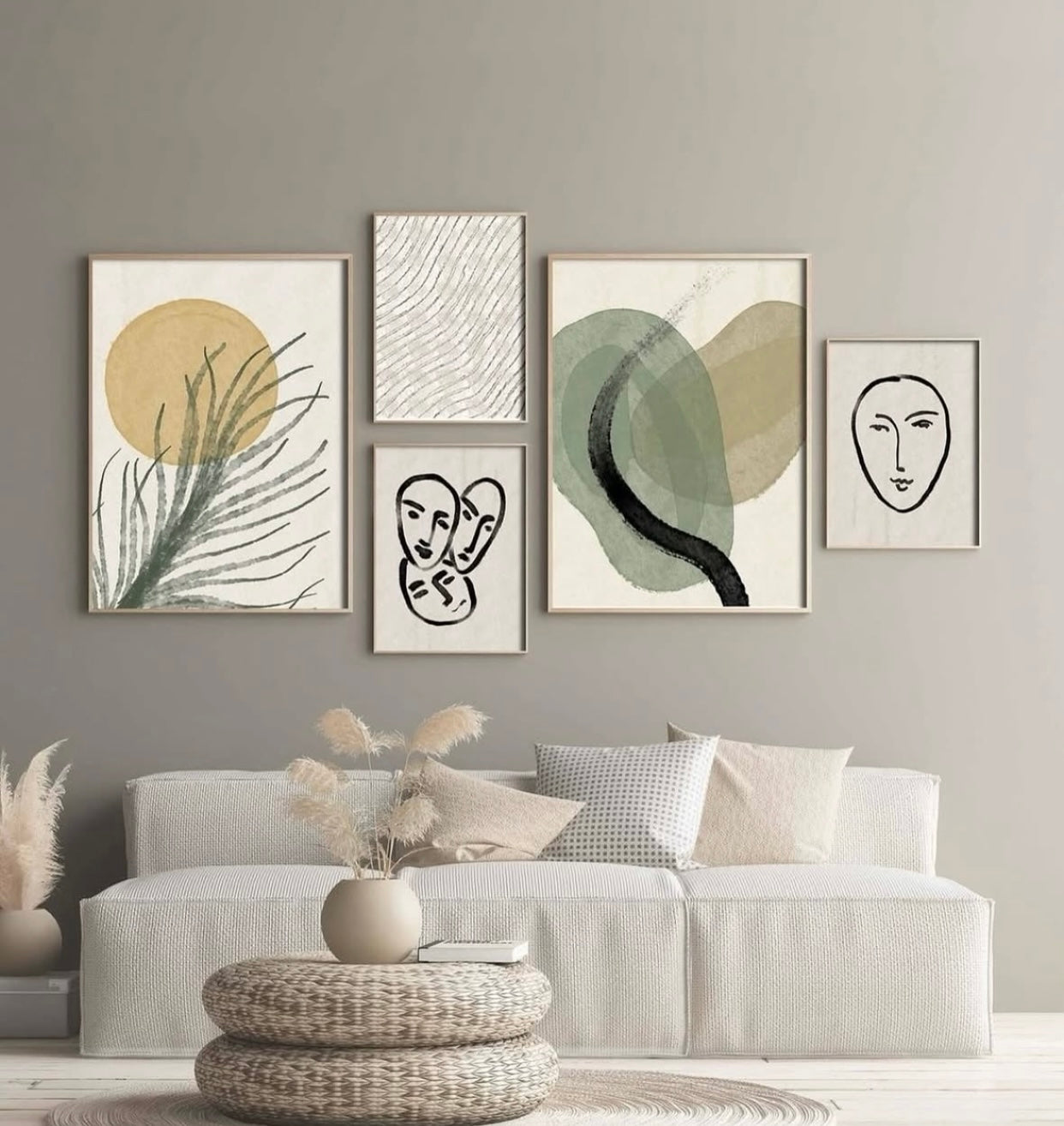 5 Piece frames