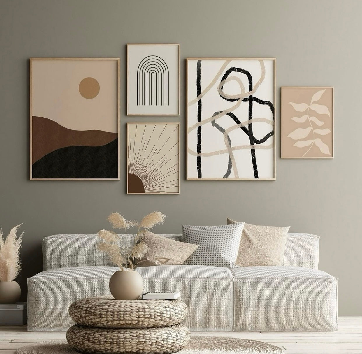 5 Piece frames