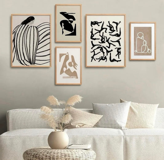 5 Piece frames