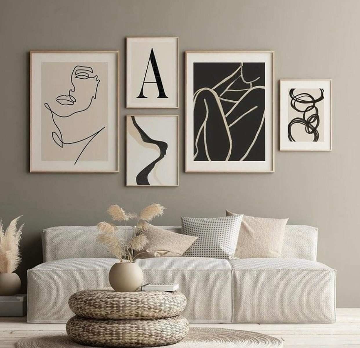 5 Piece frames