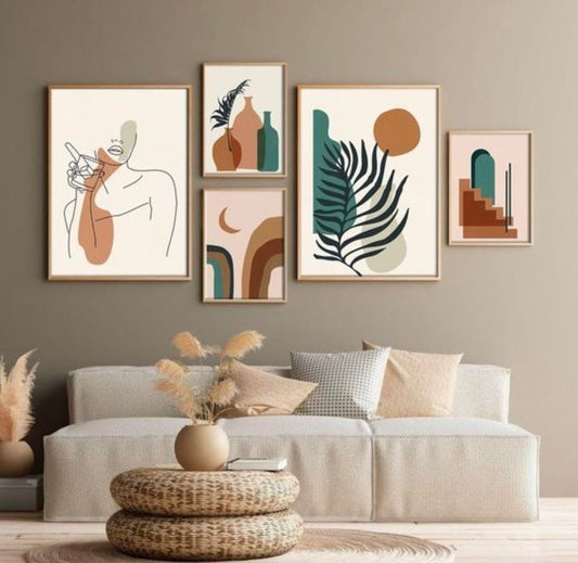 5 Piece frames