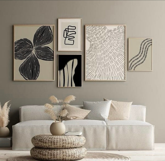 5 Piece frames
