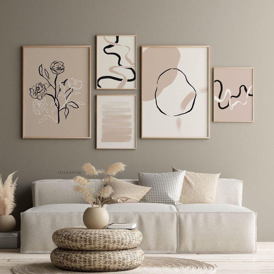 5 Piece frames