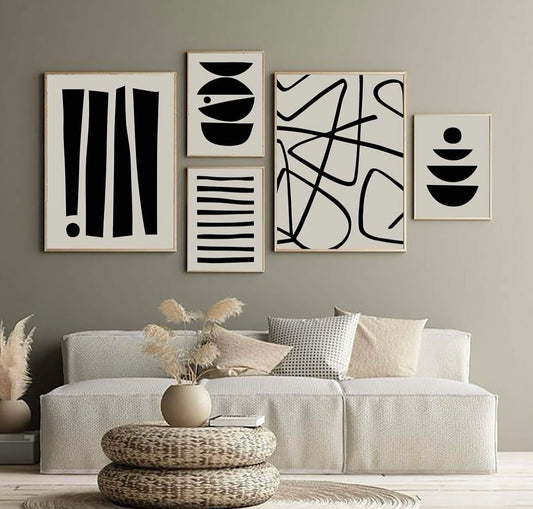 5 Piece frames