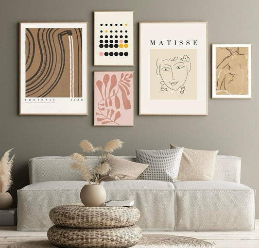 5 Piece frames