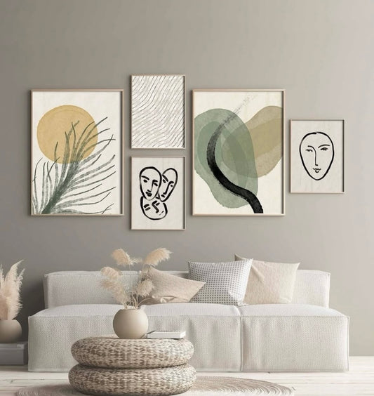 5 Piece frames