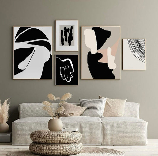 5 Piece frames