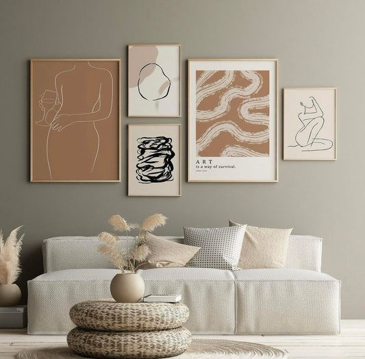 5 Piece frames